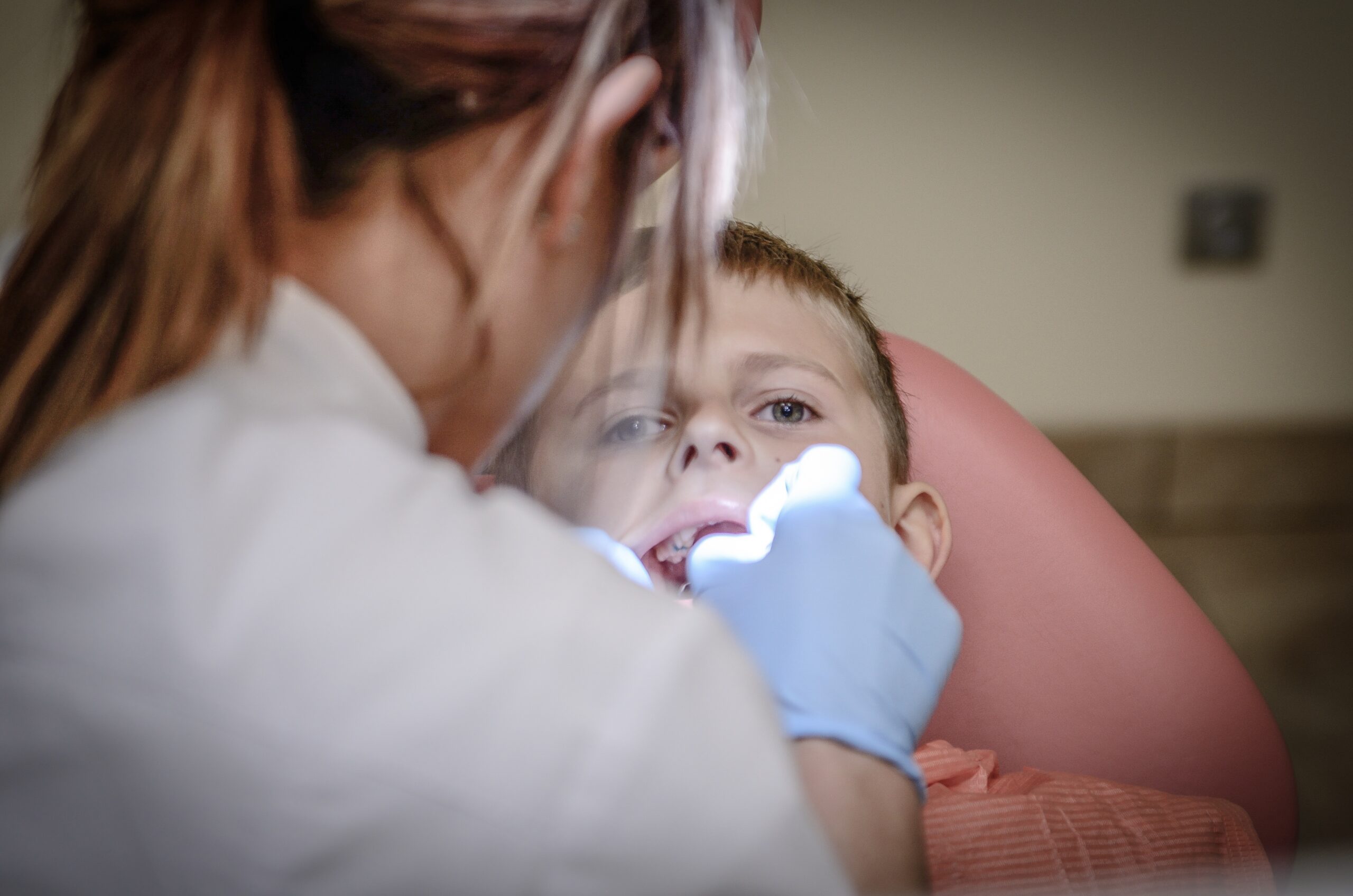 Happy Child At Dentist