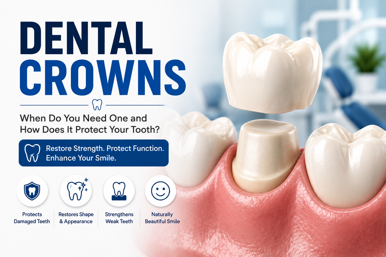 Dental Crowns: When Do You Need One and How Does It Protect Your Tooth?