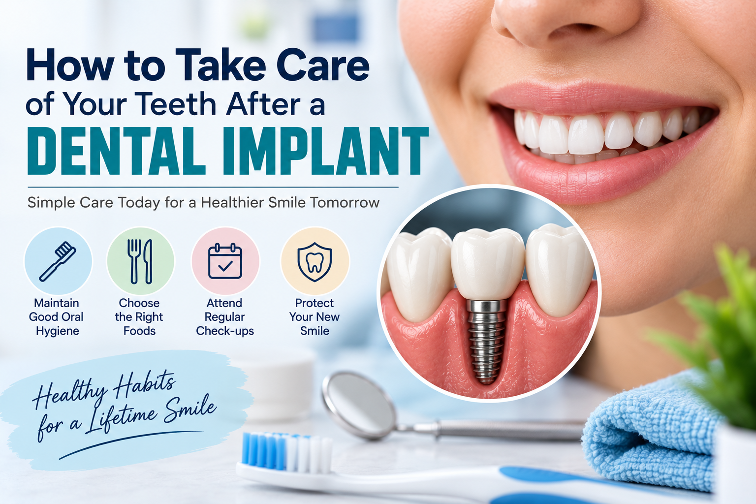 How to Take Care of Your Teeth After a Dental Implant: A Complete Guide
